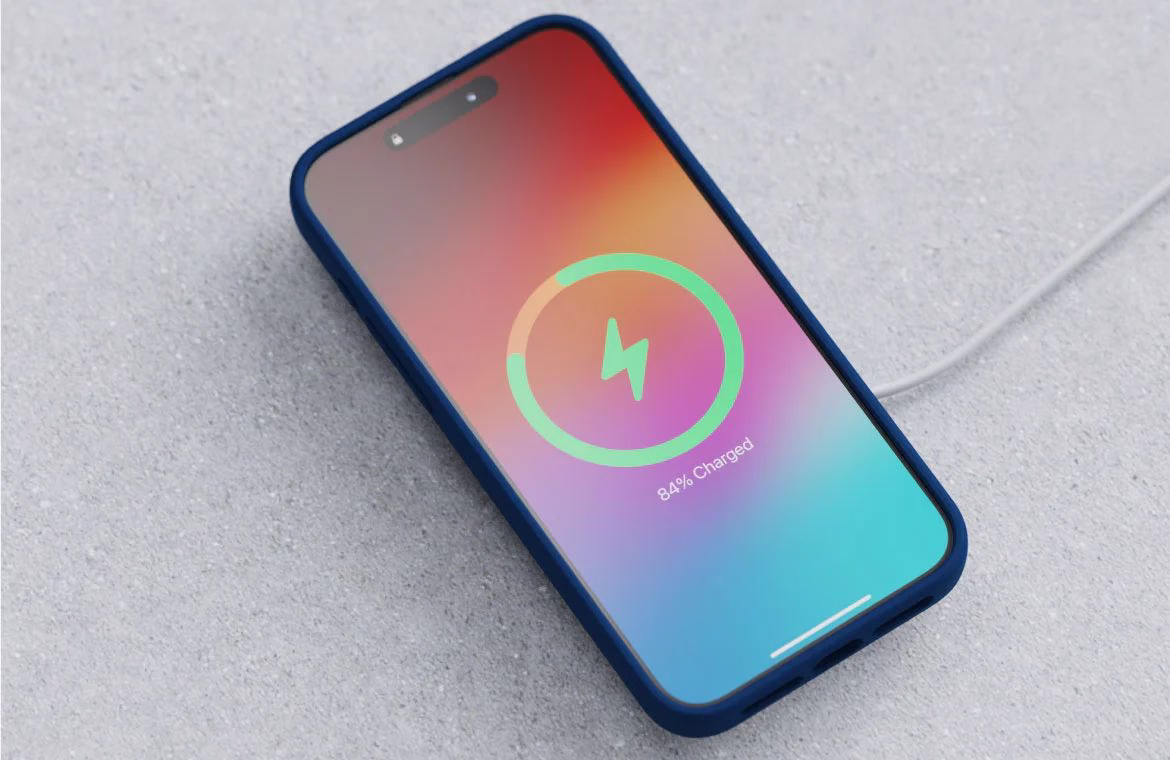 Чохол-накладка Njord Suede MagSafe Case Blue для iPhone 15 Pro Max - 4